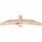 Ekena Millwork Bellingham Smooth Timber Gable Bracket, Douglas Fir, 60"W x 17"H x 5 1/2"D x 5 1/2"F, 7/12 Pitch GBW060X17X0606BEL00SDF - alternate 3